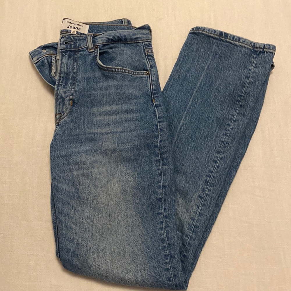 Reformation boot cut jeans size 28